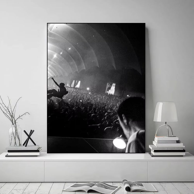 SINGER F-Fred again Album Poster-Aufkleber in Schwarz für deine Wohnzimmer- und Schlafzimmer-Dekoration B/H: 25 x 25 cm - Bild 6