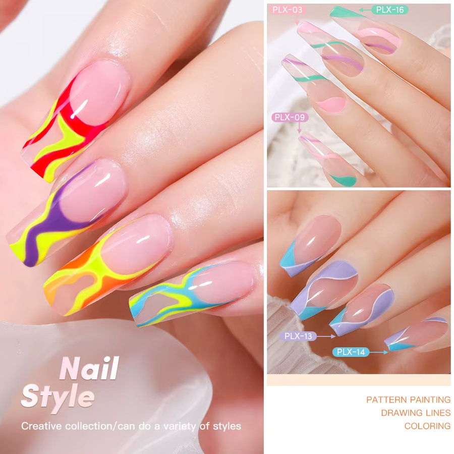 AS PLX 8 Gel-Nagellack, Glänzend, Unisex - Bild 6