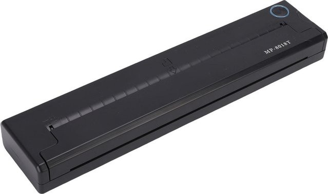 Tragbarer kabelloser Bluetooth Thermodrucker von aimo in Schwarz für Transferpapier, Breite: 210 mm, Höhe: 218 mm - Bild 1