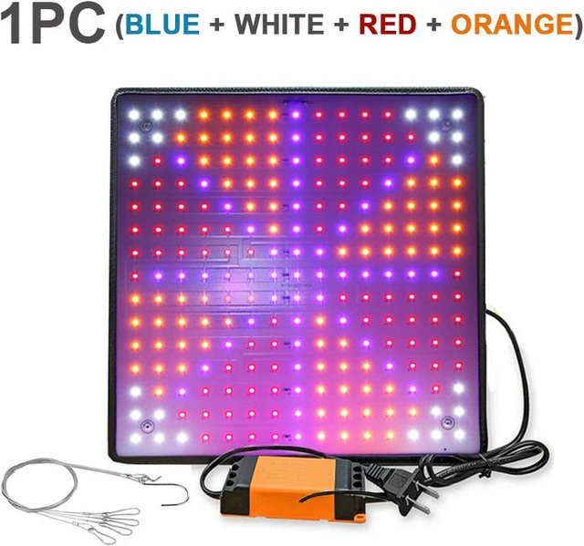 SEAMETAL 1000W LED Pflanzenlampe Vollspektrum 3500K in Schwarz für Innenräume und Gewächshäuser - Bild 1