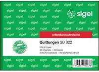SIGEL Quittungsblock SD 022 A6 in Gelb und Grün aus FSC-zertifiziertem Papier - Bild 1