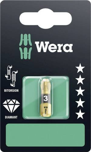 Wera Kreuzschlitz-Bit PZ3 mit Bi-Torsionszone und Diamantbeschichtung in Silber - Bild 1