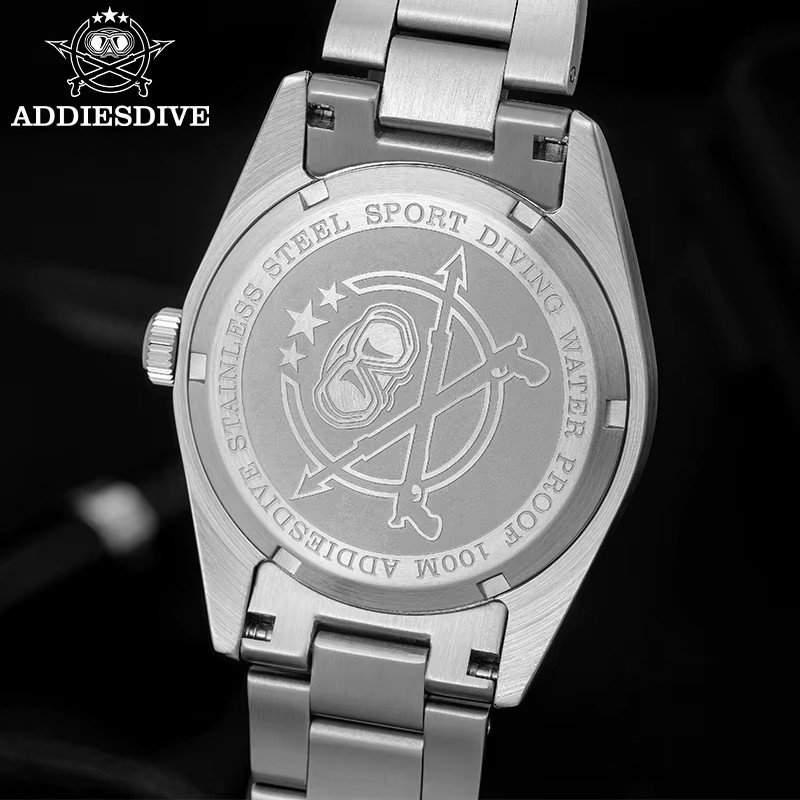 ADDIESDIV Armbanduhr, Quarz, Edelstahl, Saphirglas, Herren, Blau - Bild 5