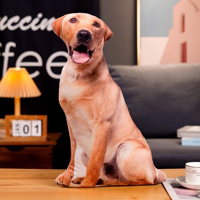 Yiran toy 3D Simulation Hund Plüschtier, ab 3 Jahren - Bild 1