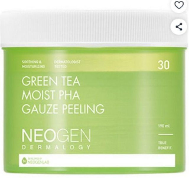NEOGEN Dermalogy Grüner Tee PHA Gaze Peeling-Pads, 190 ml, Empfindliche Haut - Bild 1