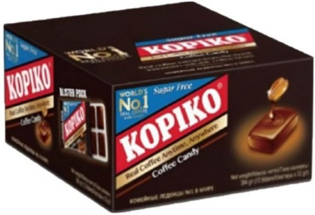 Kopiko Kaffeegeschmacksbonbons zuckerfrei 12 x 32 g - Bild 1