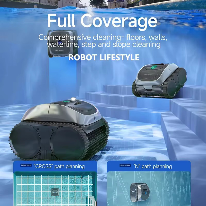 WYBOT C1 OS800 Kabelloser Roboter-Poolreiniger mit App-Steuerung zur Boden-, Wand- und Wasserlinienreinigung - Bild 3
