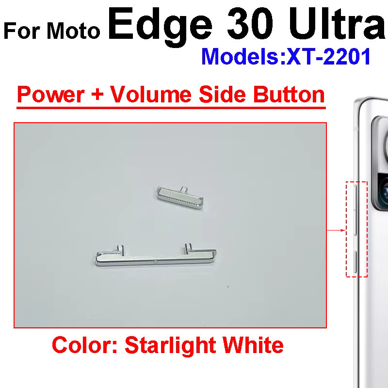 Motorola Moto Edge 30 Neo Power und Lautstärketasten Flex-Kabel in Schwarz - Bild 3