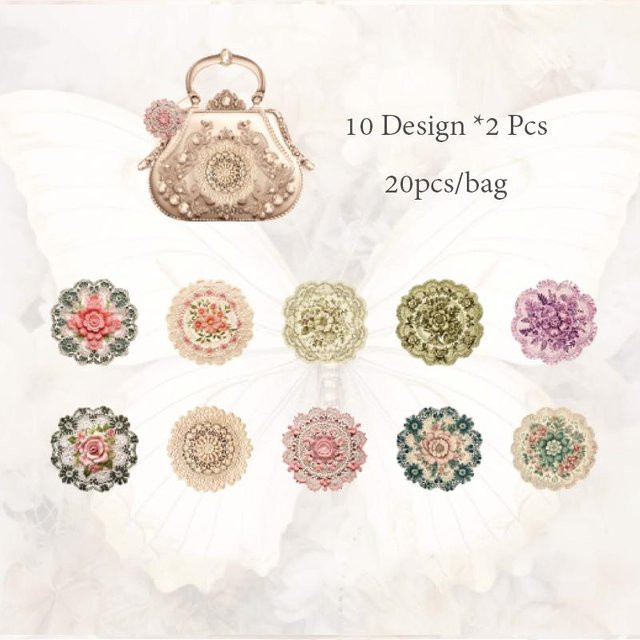 Love Home Garden Spezialpapier Stickerpack in Multicolour für DIY Handbuch Tagebuch und Laptop Dekoration, 20 Stück - Bild 1