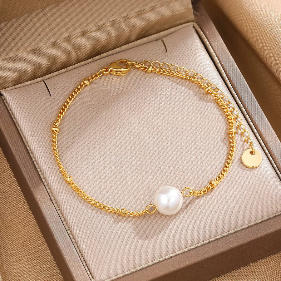 Perlenarmband, Imitationsperlen, Damen - Bild 3