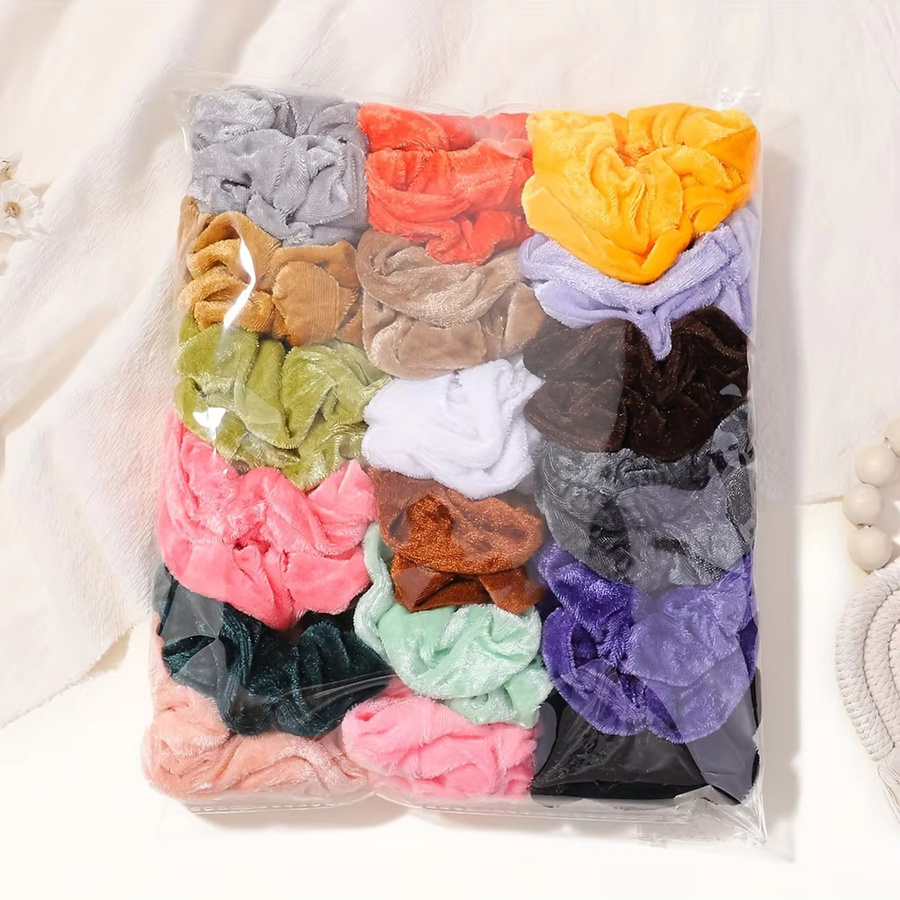 HAHAYL Scrunchies Samt Haarband, 40 Stück, Damen - Bild 3