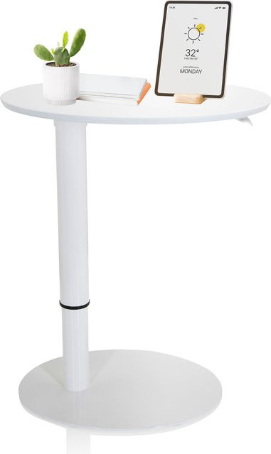 hjh OFFICE Stehschreibtisch STAND III mit MDF Platte und Stahlgestell - Bild 1
