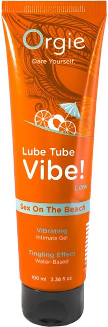 Orgie Lube Tube Vibe! Sex on the Beach Erotik-Gel mit Vibrations-Effekt, Unisex - Bild 1