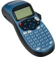 DYMO LetraTag LT-100H Beschriftungsgerät in Blau und Weiß, Schriftbreite 12 mm, mit ABC-Tastatur und Display, B: 79 mm, T: 215 mm, H: 65 mm - Bild 1