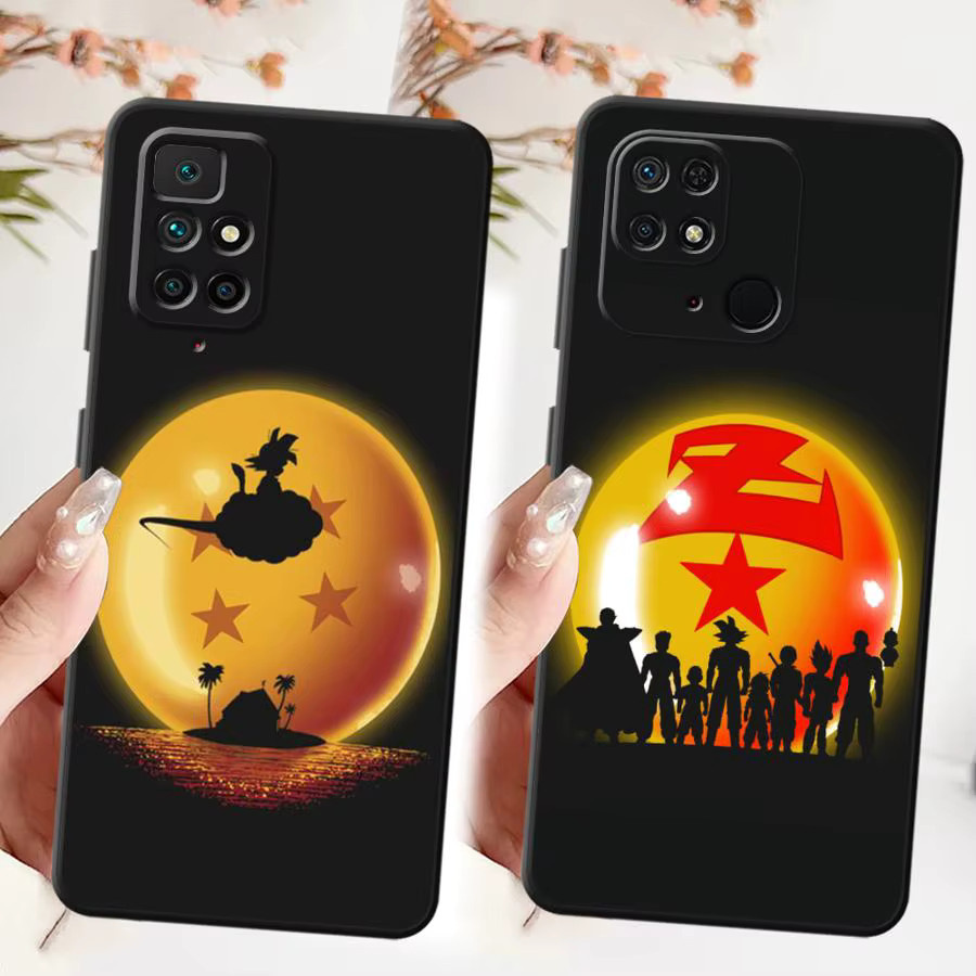 Schwarze weiche Handyhülle im Cartoon Dragon Ball Design für Xiaomi Redmi Modelle - Bild 4