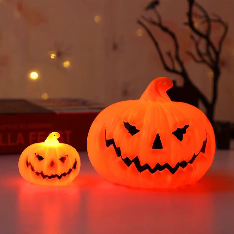 Bandai Halloween Kürbislaterne Geistergesichtslampe in Orange für Partydekoration und Atmosphärenlicht - Bild 5