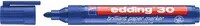 edding Pigmentmarker 30 nachfüllbarer Marker für Papier in Blau mit Bullet-Spitze - Bild 1