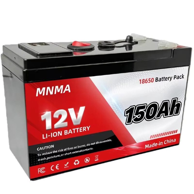 MNMA 12V LiFePO4 Lithium-Batterie 150Ah mit BMS in Schwarz - Bild 7