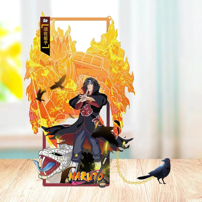 Bandai Anime Naruto Metall Lesezeichen, Actionfiguren, Sasuke Itachi Kakashi - Bild 2