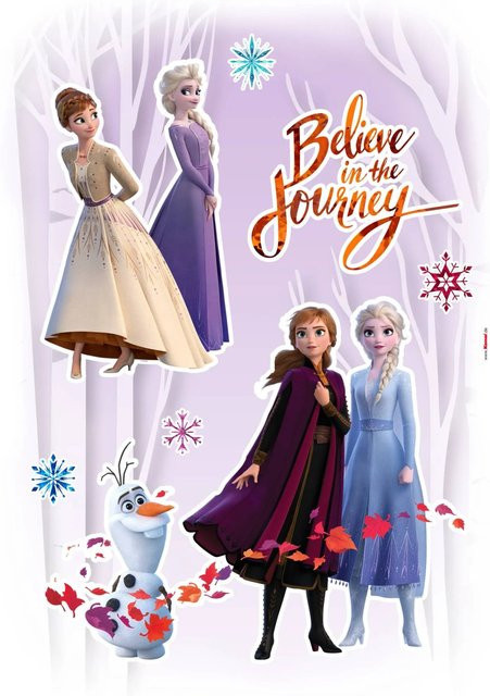 Komar Deko-Sticker Believe In The Journey, Mehrfarbig, Breite: 50 cm, Höhe: 70 cm - Bild 1
