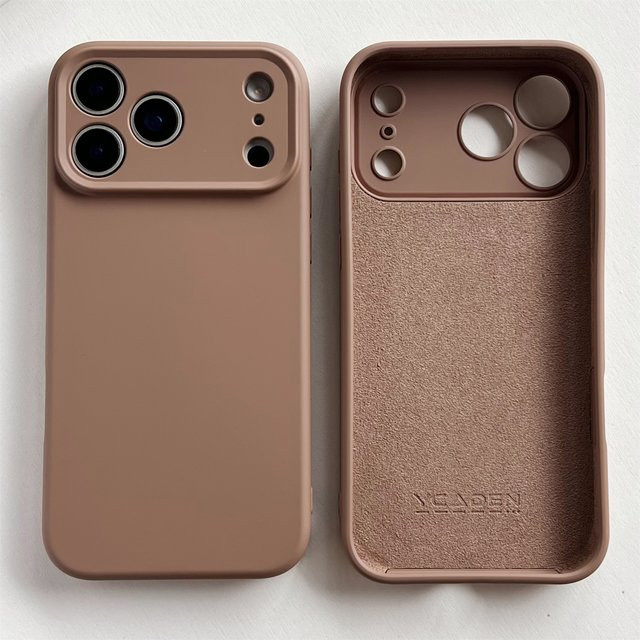 Stoßfeste TPU Handyhülle mit Linsenschutz für Apple iPhone 17, 16, 15 Pro Max, 17 Air und 16 Plus in Grün oder Braun - Bild 1