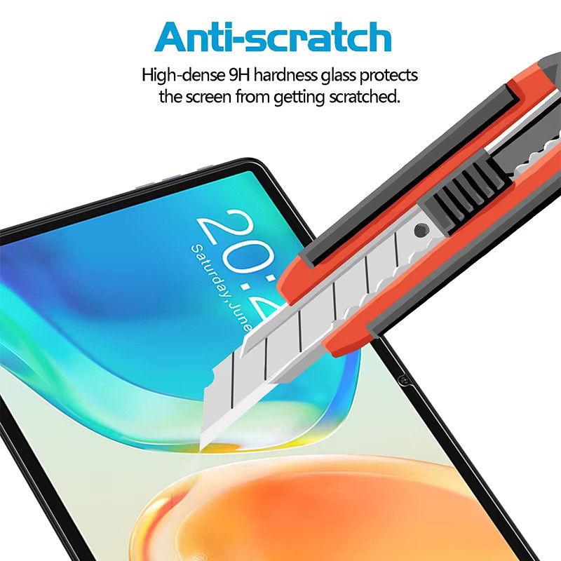 Teclast M40 Plus Displayschutzfolie aus gehärtetem Glas, 10,1 Zoll, HD Clear, transparent - Bild 4