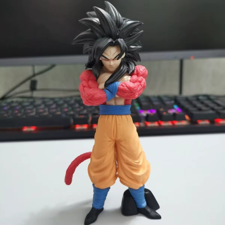 Bandai Dragon Ball Z Anime Figur Son Goku SSJ4 Actionfigur aus PVC, Multicolor, Höhe: 14 cm - Bild 4