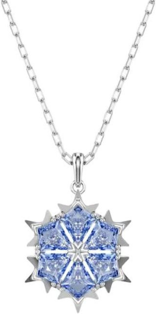 Swarovski Halskette, Silber, Kristall, Weiß, Unisex - Bild 1
