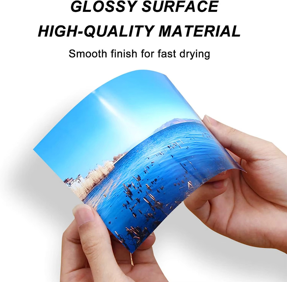 20 Blatt A4 Hochglanz-Fotopapier für Inkjet-Drucker, 200 g/m², schnelltrocknend, B/H: 21,0 x 29,7 cm - Bild 3