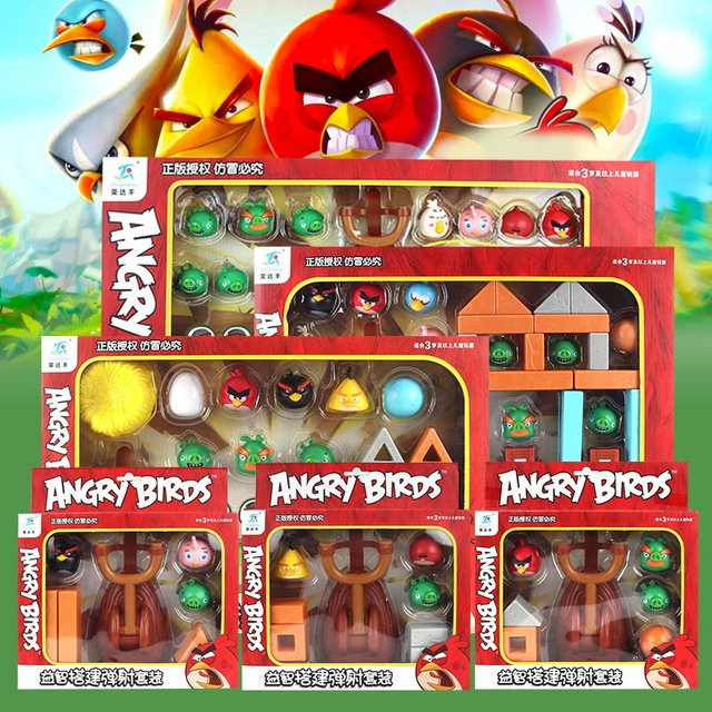 Rongdafeng Angry Birds Red Chuck Piggies Figur, Bausteine Spielzeug, ab 3 Jahre - Bild 1