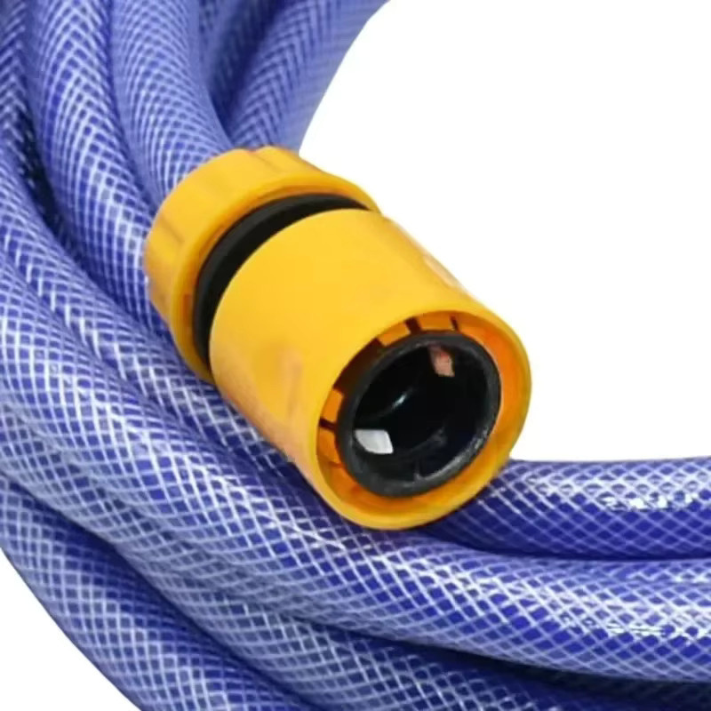Blauer PVC Gartenschlauch mit 1/2 Zoll Anschluss für die Gartenbewässerung und Autowaschanlage - Bild 2