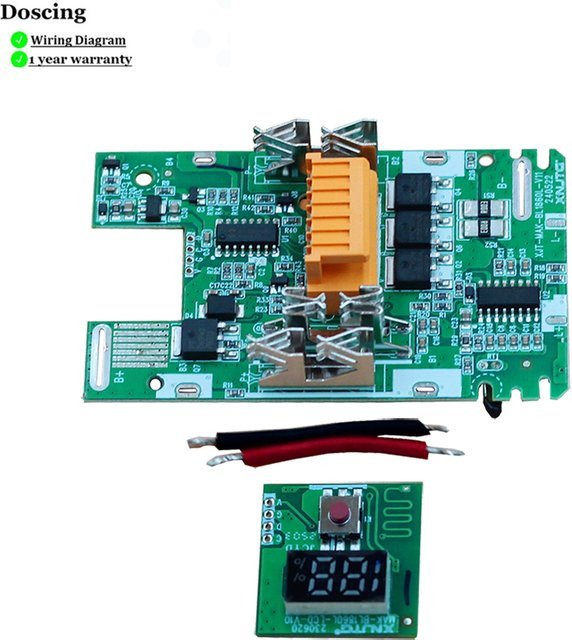 Makita BL1830 Li-Ion Batterie BMS PCB Lade- und Schutzplatine mit Digital Display für 18V Akku-Werkzeuge BL1815 BL1860 LXT400 BL1850 - Bild 1