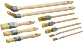 CIRET Pinsel-Set 10-teilig mit Kunstborsten und Holzgriffen in Multicolor für wasserbasierte und lösungsmittelbasierte Farben - Bild 1