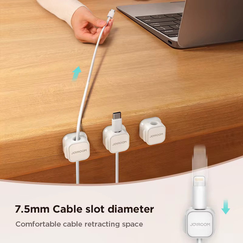 Joyroom Magnetischer Kabelhalter für Auto und Desktop zur Organisation deiner Ladekabel - Bild 3