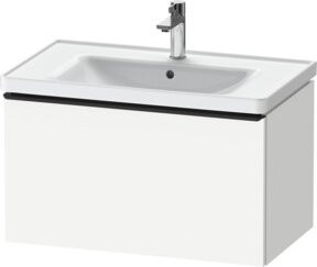 Duravit Waschtischunterschrank D-Neo, Wandhängend, Weiß Matt, B: 78,4 cm, T: 45,2 cm, H: 44,0 cm - Bild 1