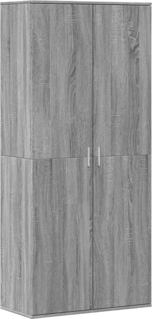 vidaXL Schuhschrank Grau aus Holzwerkstoff B/T/H: 80 x 39 x 178 cm - Bild 1