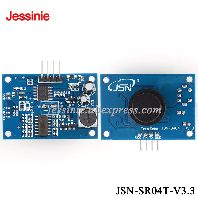 Jessinie JSN-SR04T Wasserdichtes Ultraschallmodul V3.3 in Blau für Arduino zur integrierten Abstandsmessung - Bild 1