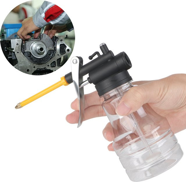 NICEYARD Ölpumpendose transparent mit 250 ml Fassungsvermögen für Handwerkzeuge und Hochdrucköler - Bild 1
