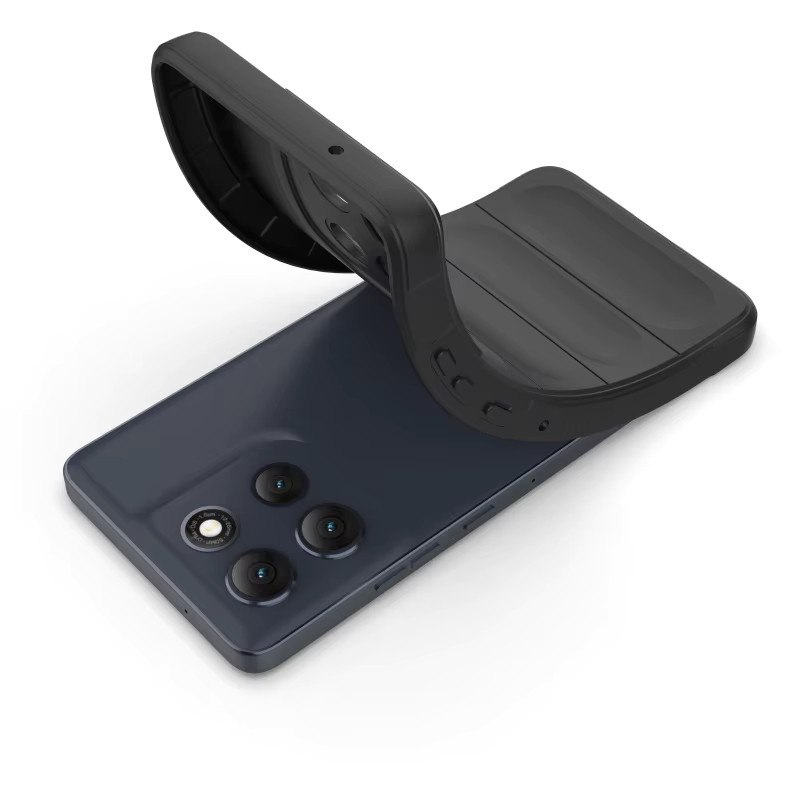 Rugger Armor stoßfeste TPU Hülle mit Airbag Touch Feeling für Motorola Moto G86 Power 5G und Moto G100 Pro in Schwarz - Bild 2