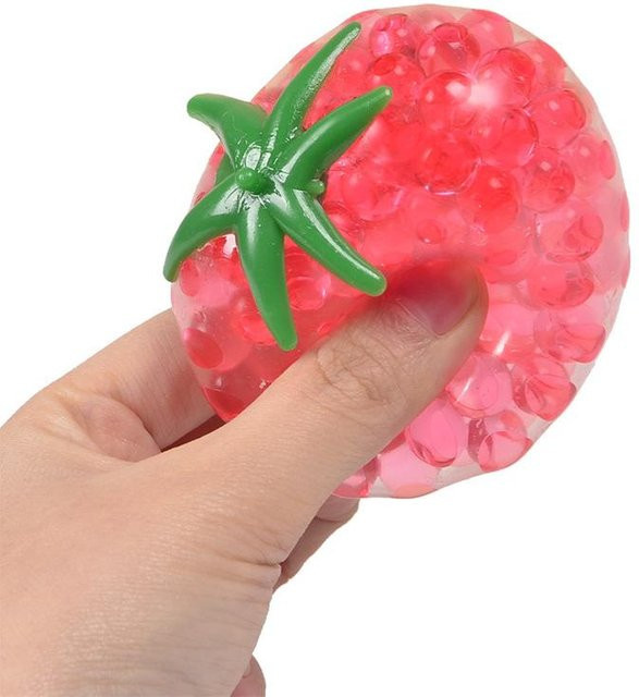 Quetschbare Tomate, Stressabbau Fidget Sensorikspielzeug, red - Bild 1