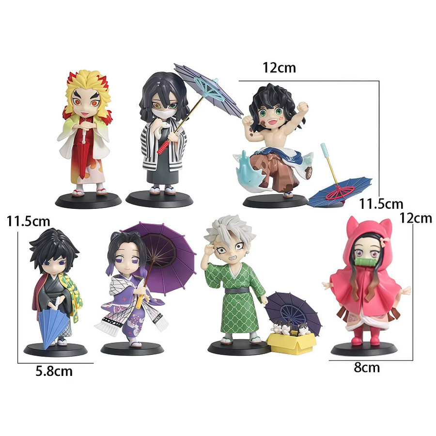 Bandai Demon Slayer Plum Rain Serie Tanjiro Kamado Nezuko Actionfigur, PVC-Statue - Bild 2