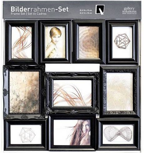 Nielsen Design Bilder Wechselrahmen Antique Schwarz B/H: 13 x 18 cm - Bild 1