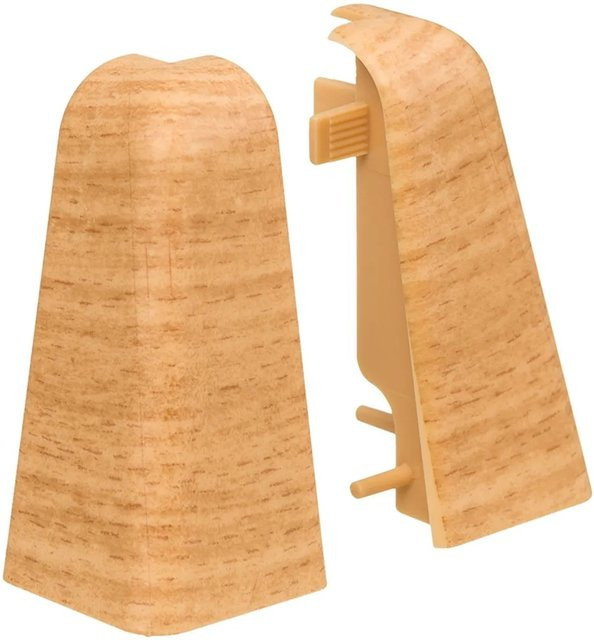 Living by Haro Außenecke aus Massivholz Buche in Braun und Beige, 2 Stück - Bild 1