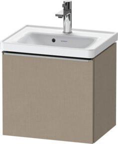 Duravit Waschtischunterschrank D-Neo in Beige mit Leinenstruktur, B/T/H: 48,4 x 37,2 x 44 cm - Bild 1