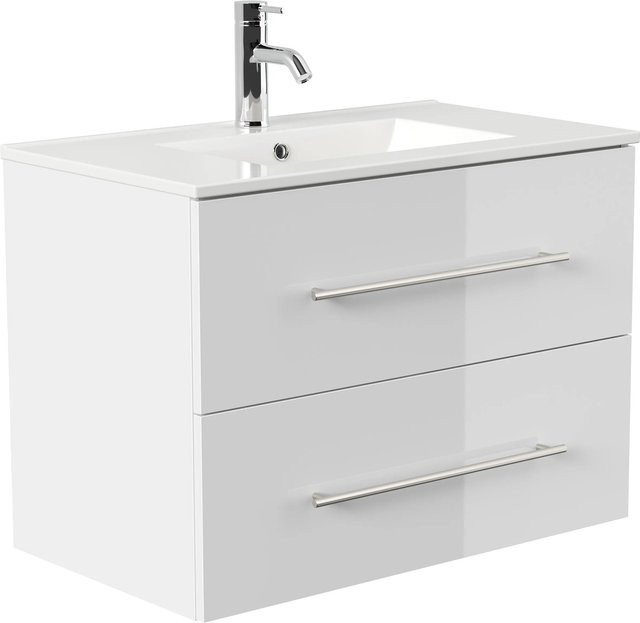 Posseik Badmöbel Homeline Weiß Hochglanz - Bild 1