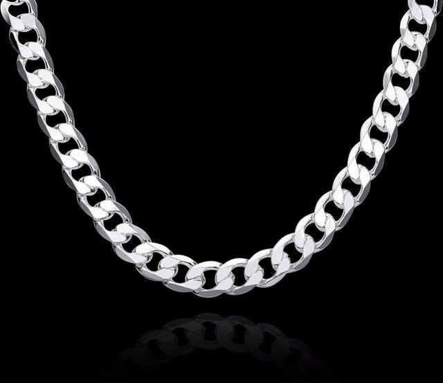 Lekani Panzerkette 925 Silber, Herren, 50,8 cm, 12 mm - Bild 1