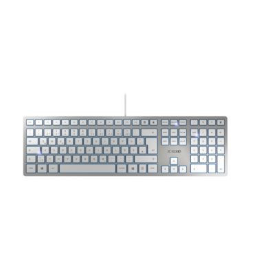 Cherry KC 6000 Slim USB Tastatur QWERTZ Deutsch Silber - Bild 2
