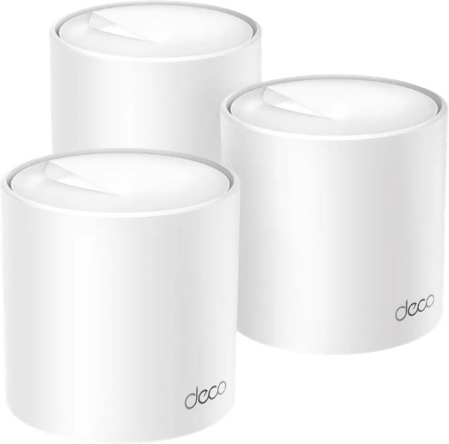 TP-Link Deco X50 WiFi 6 Mesh-System Dual-Band im 3er-Pack, Weiß - Bild 1