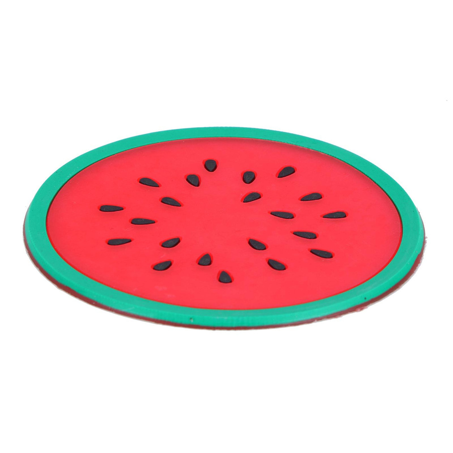 CosyHome Silikon Untersetzer in Wassermelonen-Optik, Mehrfarbig - Bild 2