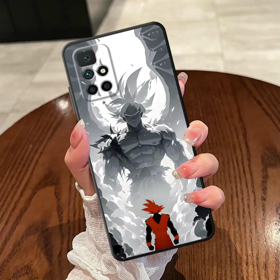 Schwarze weiche Handyhülle mit Dragon Ball Goku Cartoon Design für Xiaomi Redmi 13C A3 A4 10 K40 K80 Pro 12C A5 A1 A2 Plus 9 14C - Bild 5
